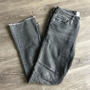 Free People Bootcut Cropped Jeans Grey Size 27